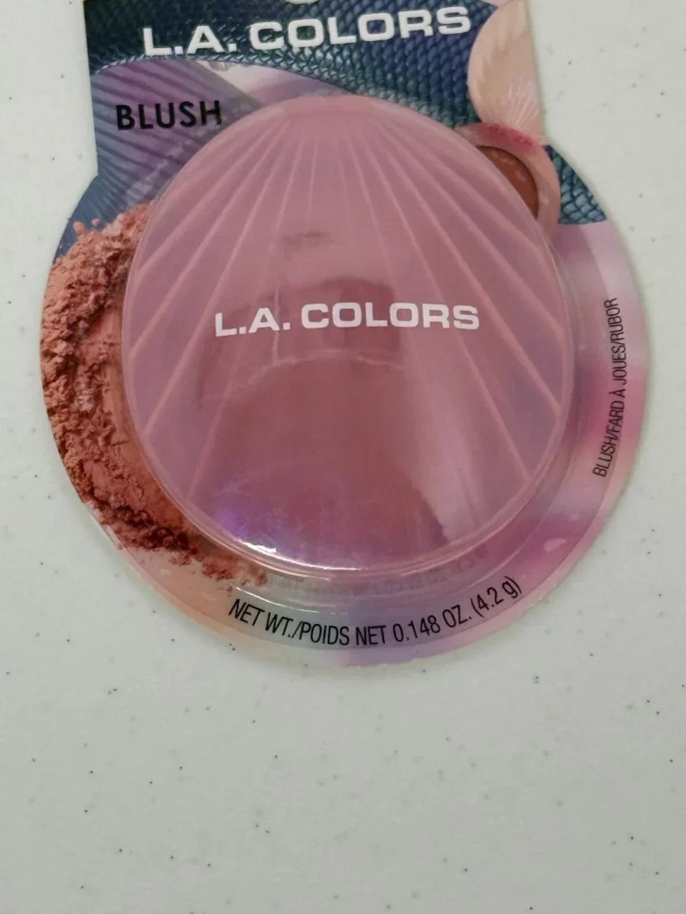 L.A. Colors Mermaid Blush Coral Flush New